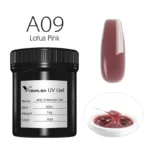 VENALISA 1KG Jelly Gel OEM Nail Art French Nail Construction Gel UV/LED Nail Extension Hard Poly Camouflage Gel