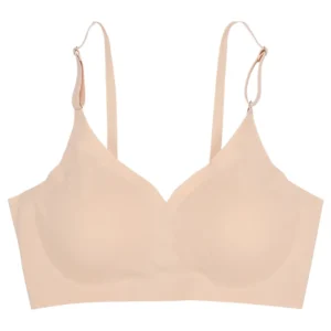 Laser Cut Seamless Wireless Push Up Bra Basic Crop Top Por Mayor Padded Women Brassier Ice Silk Seamless Bra