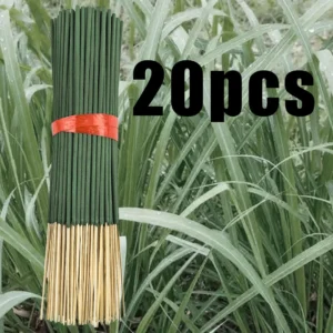 20/56/101/400 Natural Citronella Incense Sticks - Long-Lasting Lemongrass Fragrance, Bamboo Wood and Bamboo Chips with Citronella Oil, Suitable for Outdoor Camping, Hiking, Gardens, Courtyards - Essential for Holidays (Halloween, Christmas, Thanksgiving), Garden Fragrance, Yard Aromatherapy, Aromati