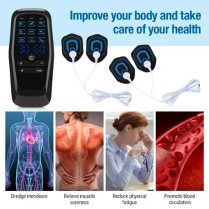 Physiotherapy Tens Muscle Stimulator Electric EMS Acupuncture Body Massage Digital Therapy Slimming Machine Electro Stimulator