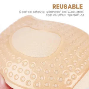 1/2pcs Invisible Women'S Push Up Bra, Backless And Strapless Bra, Front Placket Bra, Underwear, Silicone Self-Adhesive Breast Pad