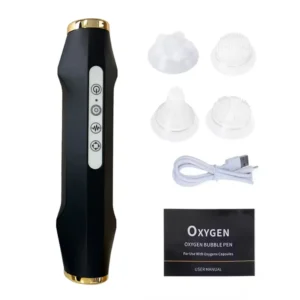 Handheld Rechargeable CO2 Oxygen Bubble Device Exfoliate Oxygen Facial Machine Wrinkle Removal Portable Beauty Device