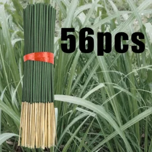 20/56/101/400 Natural Citronella Incense Sticks - Long-Lasting Lemongrass Fragrance, Bamboo Wood and Bamboo Chips with Citronella Oil, Suitable for Outdoor Camping, Hiking, Gardens, Courtyards - Essential for Holidays (Halloween, Christmas, Thanksgiving), Garden Fragrance, Yard Aromatherapy, Aromati