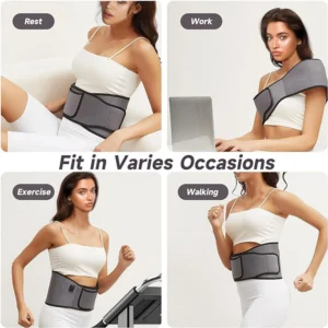 LED Infrared Red Phototherapy Belt 660nm 850nm Back And Waist Pain Relief Heating Function Deeply Penetrates The Skin