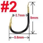 20 pcs Tungsten Steel Fishing Hook Barbed Carp Fishing Hook Single Circle Fishhook Sea Accessories Tackle