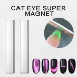 Nail Art Magnetic Pen 3D Cat Eye Painting Nails Art Design Dual-Ended Magnet Wand Gel Polish Magic for Manicure DIY & Salon Tools