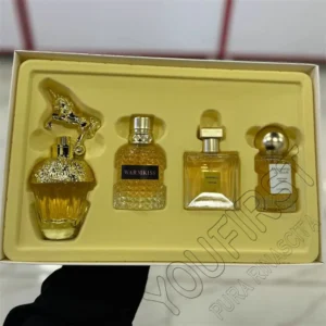 Gift Box 4Pcs Set Perfume Women 135ml Profumo Donna Lasting Fragrance Club De Nuit Perfumes De Mujer Floral Fruity Scent Spray