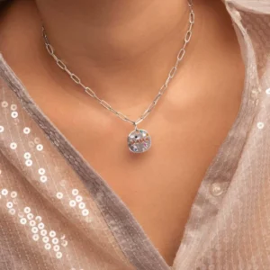 MAMA Necklace Gift Irregular Circular Guardian Pendant Necklace