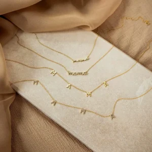 MAMA Necklace, Stainless Steel Gold Jewelry Gift for Mom