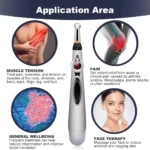Electronic Acupuncture Point Massage Pen Multi-Function Meridian Press Energy Therapy Power Pen Pain Relief Tool