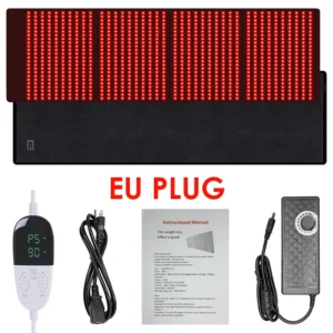 KEMOKO 960pcs Leds Red Light Large Pad For Body Pain Relief Waist Back Shoulder Muscle Pain Yoga mat Relief Relax Infrared Light