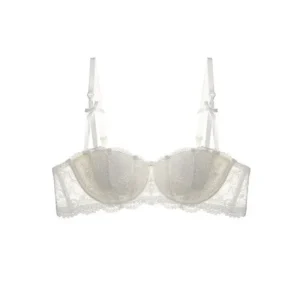 Women's Bras Sexy Lace Half Cup Push Up French Style Lingerie Solid Soft Deep V Top Breathable Comfortable Closure Thin Bralette