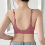 FallSweet Japanese Style Wireless Push Up Bra for Women Seamless 3/4 Cup Glossy Bralette Comfortable Underwear Female Lingerie