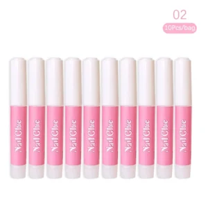 Super Strong Nail Glue Set For False Nail Tips Acrylic Nails Press On Fake Nails Art Decoration Long Lasting Adhesion Gel