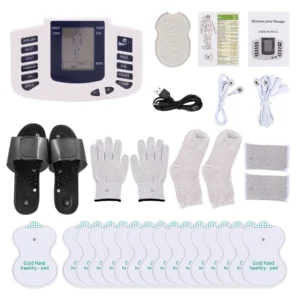 Professional Physiotherapy Tens Full Body Massager EMS Muscle Electrostimulator Microcurrents Low Frequency Relaxing Pain Relief