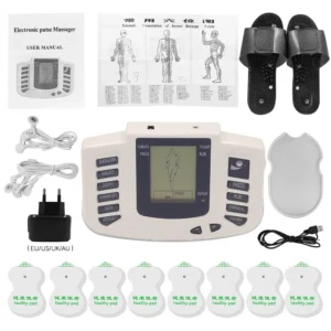 Professional Physiotherapy Tens Full Body Massager EMS Muscle Electrostimulator Microcurrents Low Frequency Relaxing Pain Relief