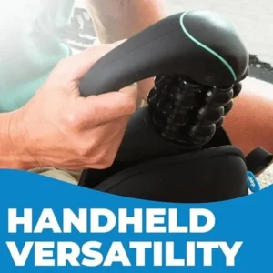 Massage Roller Wheel Massager Muscle Gun Therapy 5-Speed Percussion Deep Tissue Back/Neck Pain Relief, Rechargeable Handheld