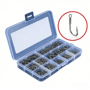 Sharp Carbon Steel Fishing Hook with Barbed3-12Multiple Specifications50-1600Lure Fishing Set for Sea Fishing