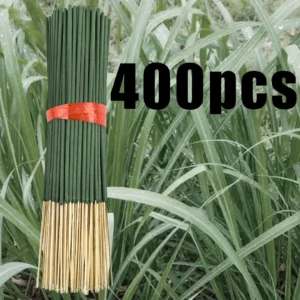 20/56/101/400 Natural Citronella Incense Sticks - Long-Lasting Lemongrass Fragrance, Bamboo Wood and Bamboo Chips with Citronella Oil, Suitable for Outdoor Camping, Hiking, Gardens, Courtyards - Essential for Holidays (Halloween, Christmas, Thanksgiving), Garden Fragrance, Yard Aromatherapy, Aromati