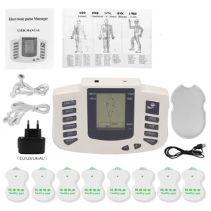 Professional Physiotherapy Tens Full Body Massager EMS Muscle Electrostimulator Microcurrents Low Frequency Relaxing Pain Relief