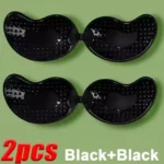 Invisible Strapless Adhesive Stick Bra Breast Tape Push Up Bras Women Lingerie Seamless Silicone Nipple Covers Bralette Pasties