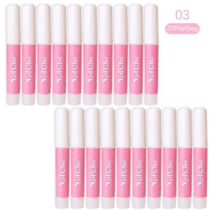 Super Strong Nail Glue Set For False Nail Tips Acrylic Nails Press On Fake Nails Art Decoration Long Lasting Adhesion Gel