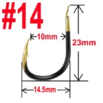 20 pcs Tungsten Steel Fishing Hook Barbed Carp Fishing Hook Single Circle Fishhook Sea Accessories Tackle