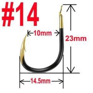 20 pcs Tungsten Steel Fishing Hook Barbed Carp Fishing Hook Single Circle Fishhook Sea Accessories Tackle