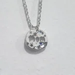 Mother’s Day MAMA Necklace Gift Irregular Circular Guardian Pendant Necklace New Fashion Stainless Steel Necklace Accessory Gift