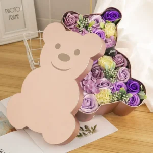 Mother's Day Rose Gift Box Soap Flower Gift Set Valentine Roses Boutique Package Gifts For Wife Wedding Supplies Wedding