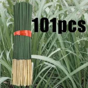 20/56/101/400 Natural Citronella Incense Sticks - Long-Lasting Lemongrass Fragrance, Bamboo Wood and Bamboo Chips with Citronella Oil, Suitable for Outdoor Camping, Hiking, Gardens, Courtyards - Essential for Holidays (Halloween, Christmas, Thanksgiving), Garden Fragrance, Yard Aromatherapy, Aromati