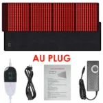 KEMOKO 960pcs Leds Red Light Large Pad For Body Pain Relief Waist Back Shoulder Muscle Pain Yoga mat Relief Relax Infrared Light