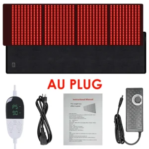 KEMOKO 960pcs Leds Red Light Large Pad For Body Pain Relief Waist Back Shoulder Muscle Pain Yoga mat Relief Relax Infrared Light