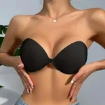 Women’s Invisible Strapless Adhesive Stick Bra Strapless Push Up Bras Lingerie Seamless Silicone Nipple Cover Bralette Underwear