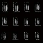 120Pcs Full Cover Press On Nail Tips Stiletto Almond Square Coffin French False Fake Soak Off Gel Nail Extension Tips Capsule