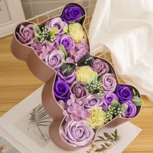 Mother's Day Rose Gift Box Soap Flower Gift Set Valentine Roses Boutique Package Gifts For Wife Wedding Supplies Wedding