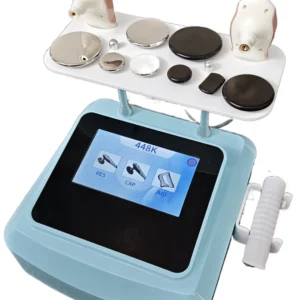 Portable Professional Tecar Therapy Machine for Pain Relief Physical Therapy Diathermy Home Use Muscle Recovery
