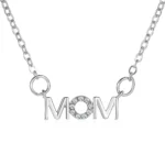 Mother’s Day Gift Trending Letter MAMA Necklace in Stainless Steel Gold Color for Mom Women’s Jewelry for Anniversary