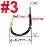 20 pcs Tungsten Steel Fishing Hook Barbed Carp Fishing Hook Single Circle Fishhook Sea Accessories Tackle