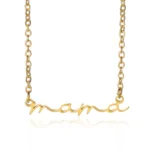 Mother’s Day Gift Trending Letter MAMA Necklace in Stainless Steel Gold Color for Mom Women’s Jewelry for Anniversary