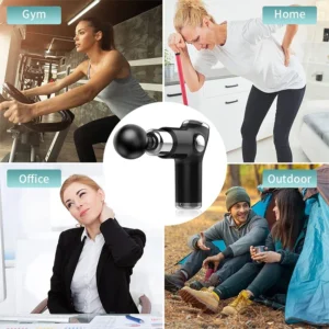 Massage Gun Deep Tissue Percussion Muscle Massager Fascial Gun For Pain Relief Body Neck Vibrator Fitness