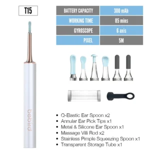 Bebird R1+ R3 T15 M9S Smart Visual Ear Cleaner Otoscope Minifit With 3.5mm  Ear Camera Ear Wax Remover Kit For Ear Health Care