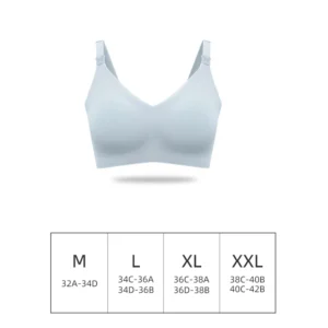 Ultra Thin Laser Cutting Ladies Feeding Bra Seamless Removable Padded Breastfeeding Bras Plus Size Push Up Maternity Support Bra