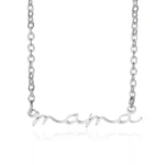 Mother’s Day Gift Trending Letter MAMA Necklace in Stainless Steel Gold Color for Mom Women’s Jewelry for Anniversary