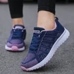 Women Casual Shoes Fashion Breathable Walking Mesh Flat Shoes Woman White Sneakers Women Tenis Feminino Female Shoes