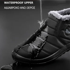 Women Boots Slip On Ankle Boots For Winter Shoes Women Snow Boots Keep Warm Fur Winter Botas Mujer Black Short Boot Female
