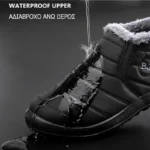 Women Boots Slip On Ankle Boots For 2025 Winter Shoes Women Snow Boots Keep Warm Fur Winter Botas Mujer Black Short Boot Female
