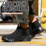 Easy Wear Safety Shoes for Men Steel Toe Work Shoes Puncture Proof Work Sneaker Male Protective Work Man Boots Safety Boots