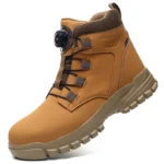 Lightweight Steel Toe Work Shoes for Men Construction Safety Sneakers Anti-Puncture Outdoor Boots with Anti-Smash Protection