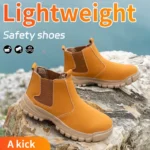 Easy Wear Safety Shoes for Men Steel Toe Work Shoes Puncture Proof Work Sneaker Male Protective Work Man Boots Safety Boots